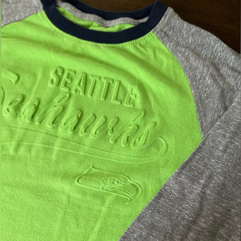 Seattle Seahawks Girls Raglan Tee